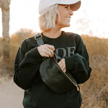 Leather Fanny Pack Crossbody