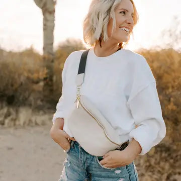 Leather Fanny Pack Crossbody
