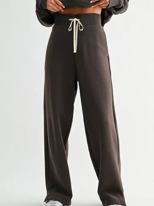 Cloudwalk Wide Leg Fleece Pants