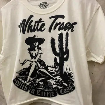 White Trash Crop Tee