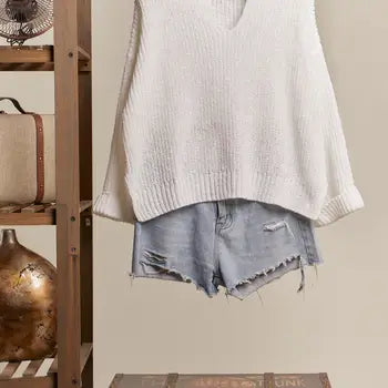 Ribbed Loose Sweater