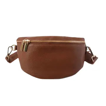 Leather Fanny Pack Crossbody